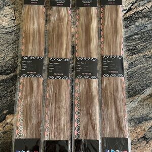 Elegant Ash Blonde Tape-In Hair Extensions